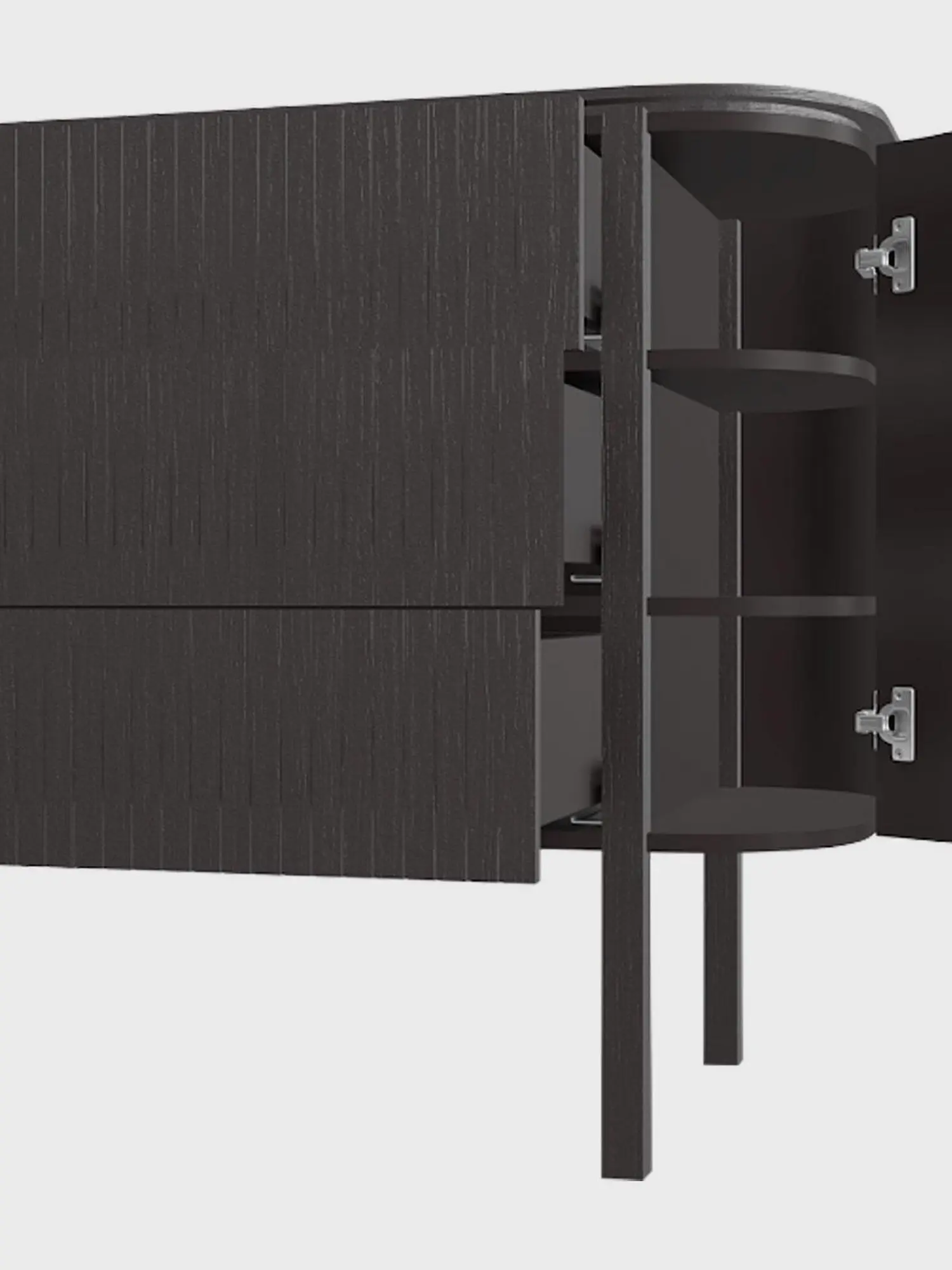 Комод-тумба Grow Chest Elegant, коллекция Prime, черный - изображение 2