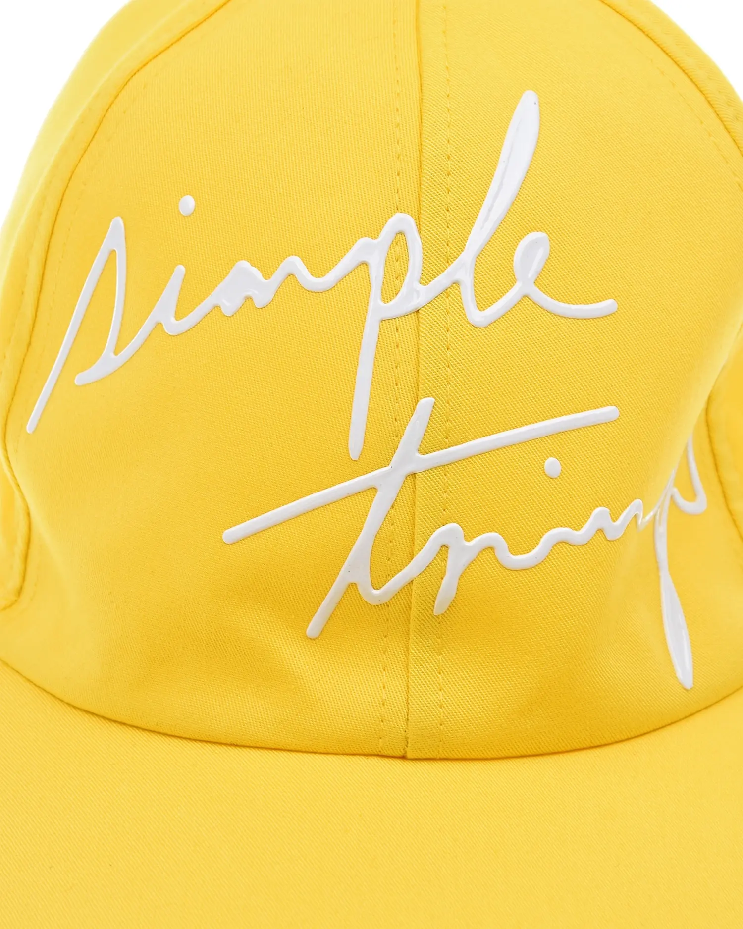 Желтая кепка с надписью "Simple things" - изображение 3