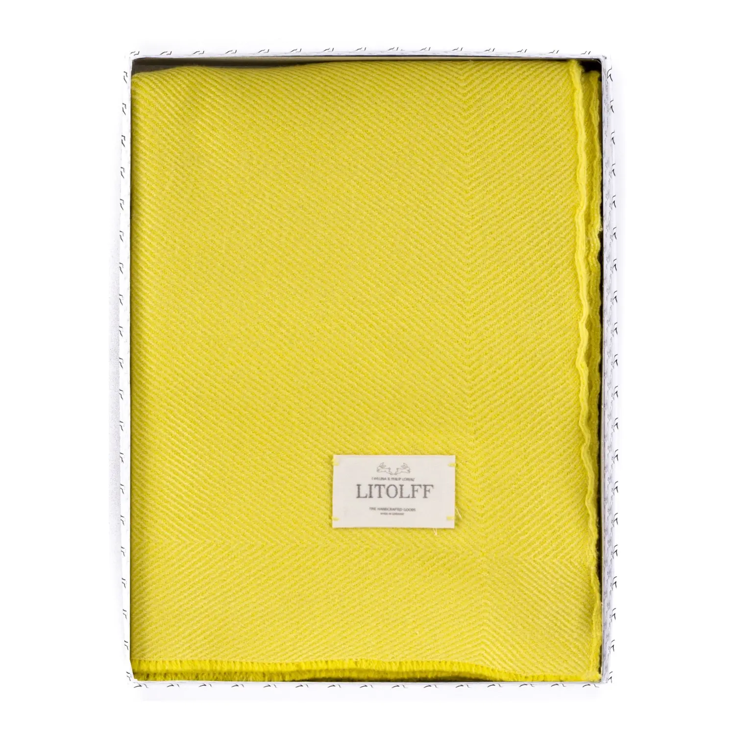 Плед LITOLFF 90x125 см, желтый - изображение 1