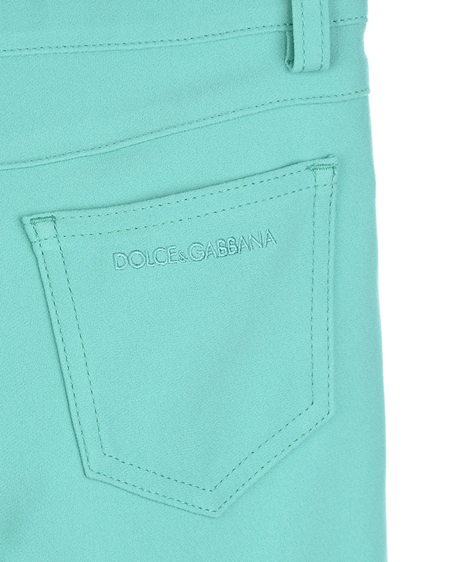 Мятные брюки slim fit - изображение 3