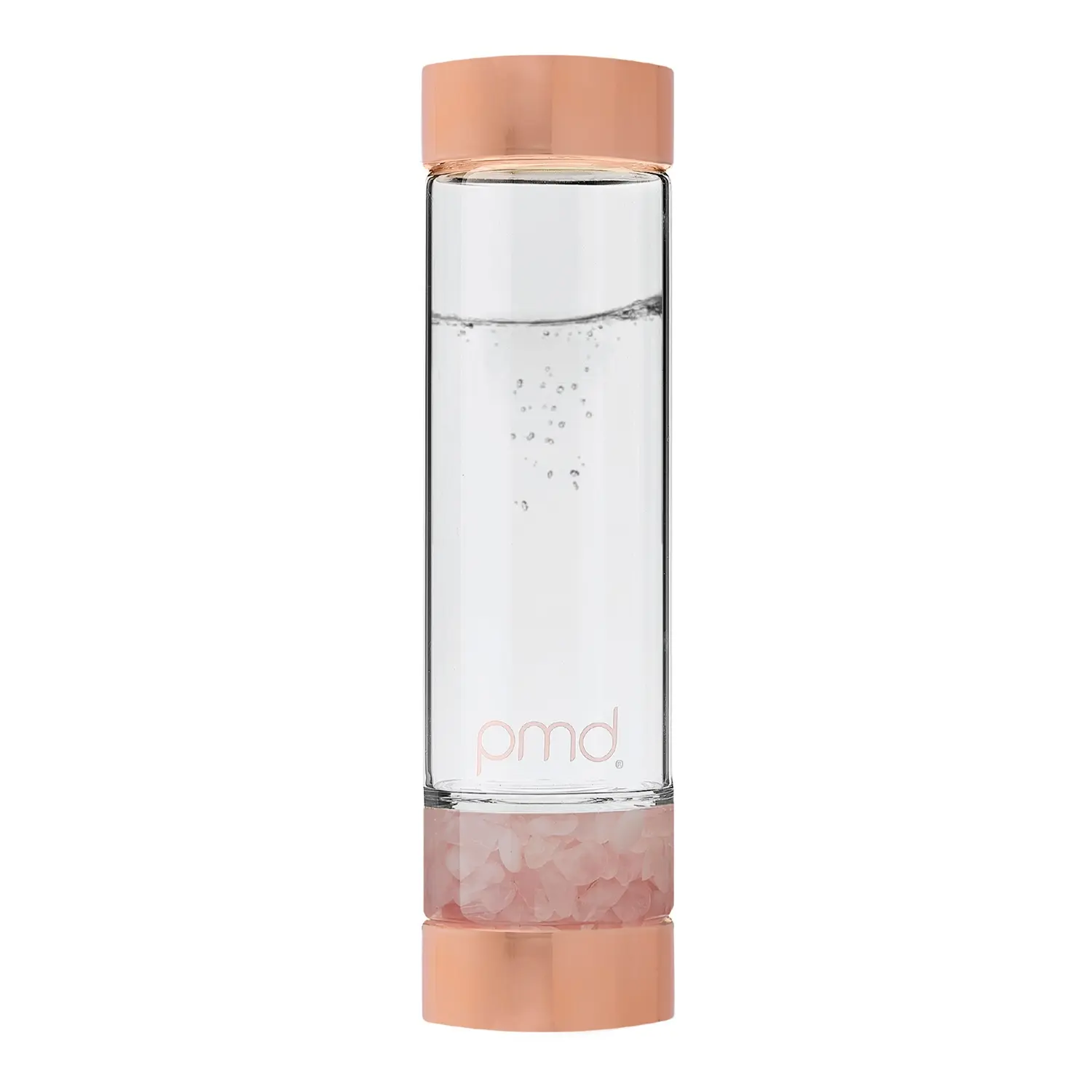 Фитнес-бутылка стеклянная с розовым кварцем с аксессуарами Aqua Kit Rose Quartz - изображение 3
