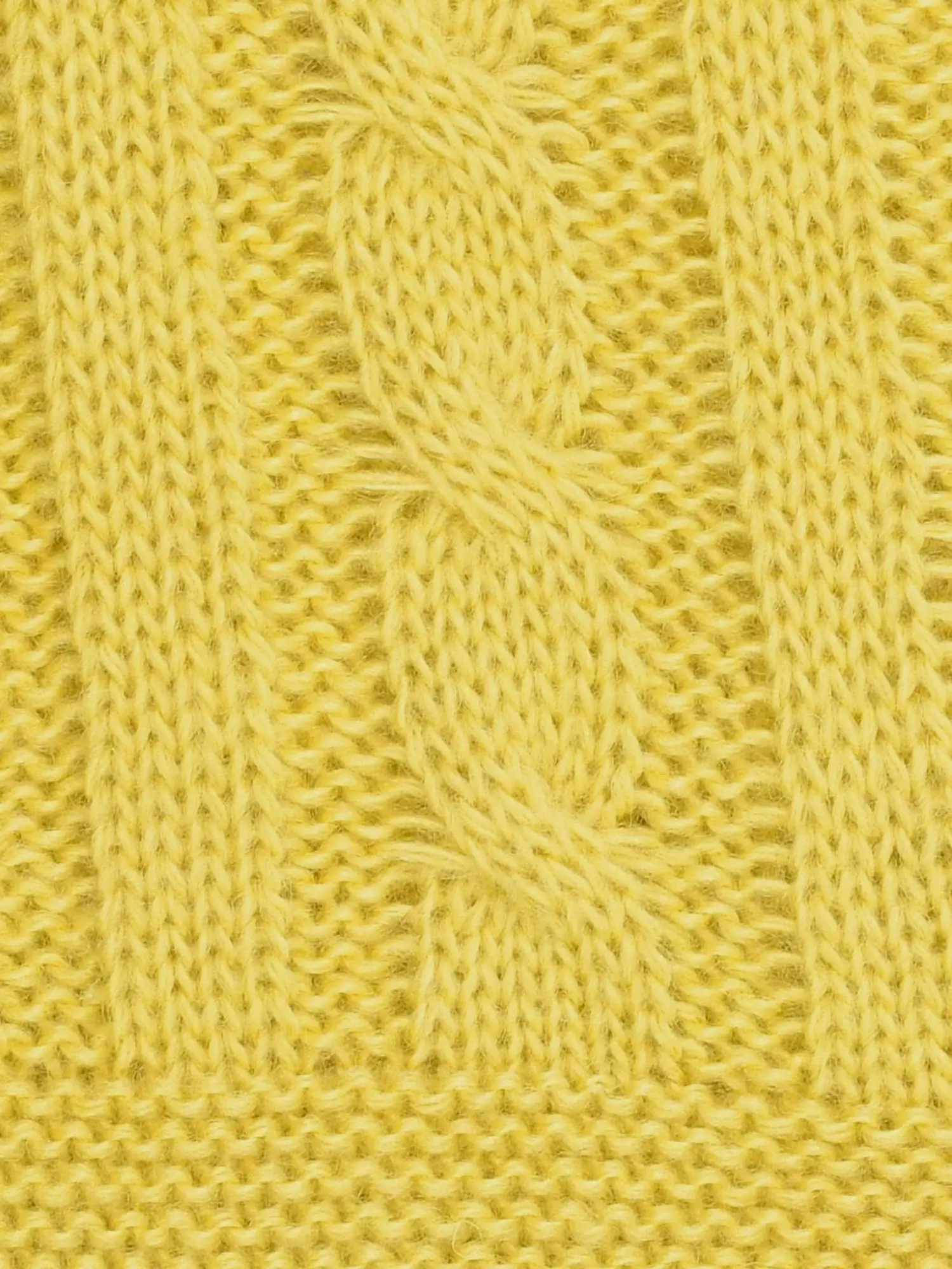 Желтый плед из шерсти, 100x80 см - изображение 3