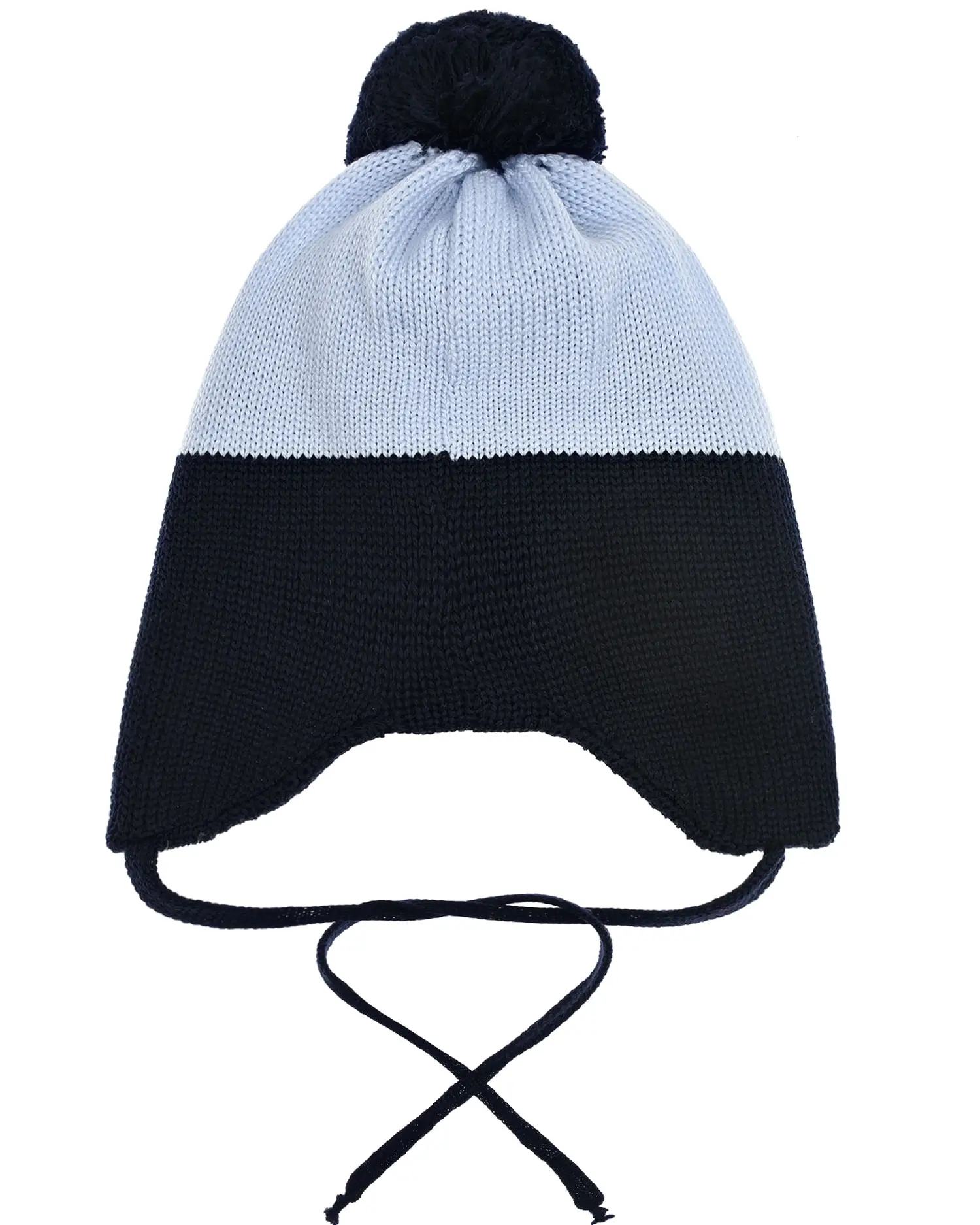Шапка из шерсти с завязками - изображение 2