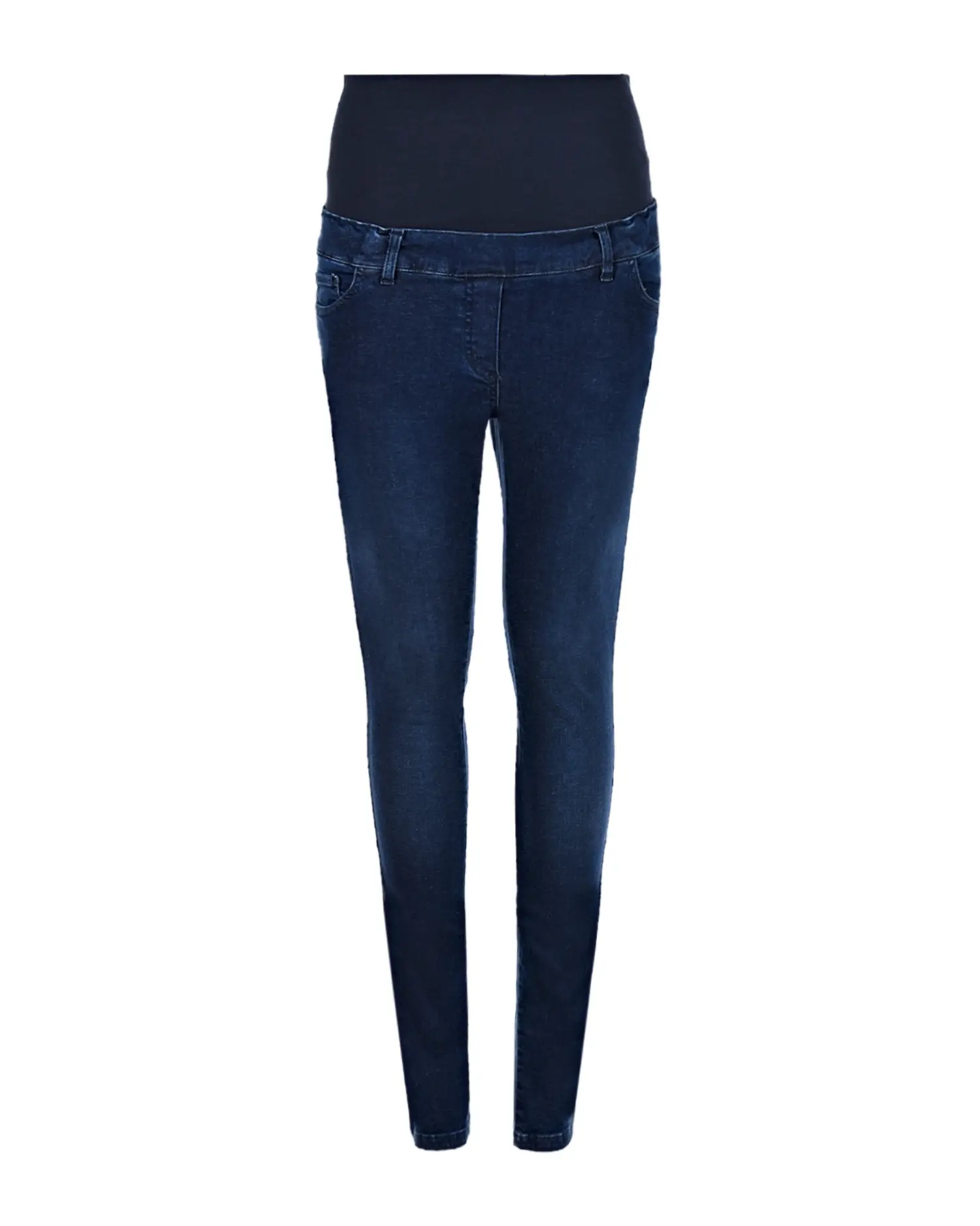 Синие джинсы skinny для беременных