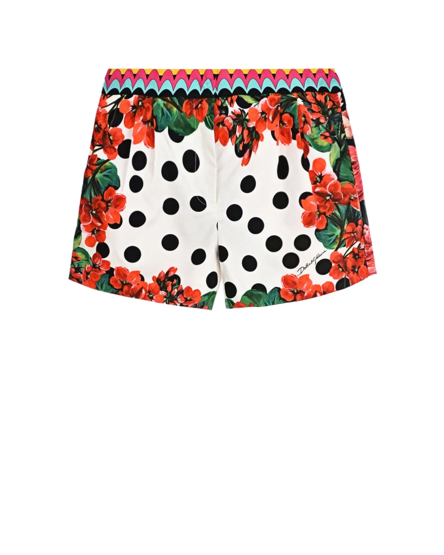 Поплиновые шорты с цветочным принтом - изображение 1