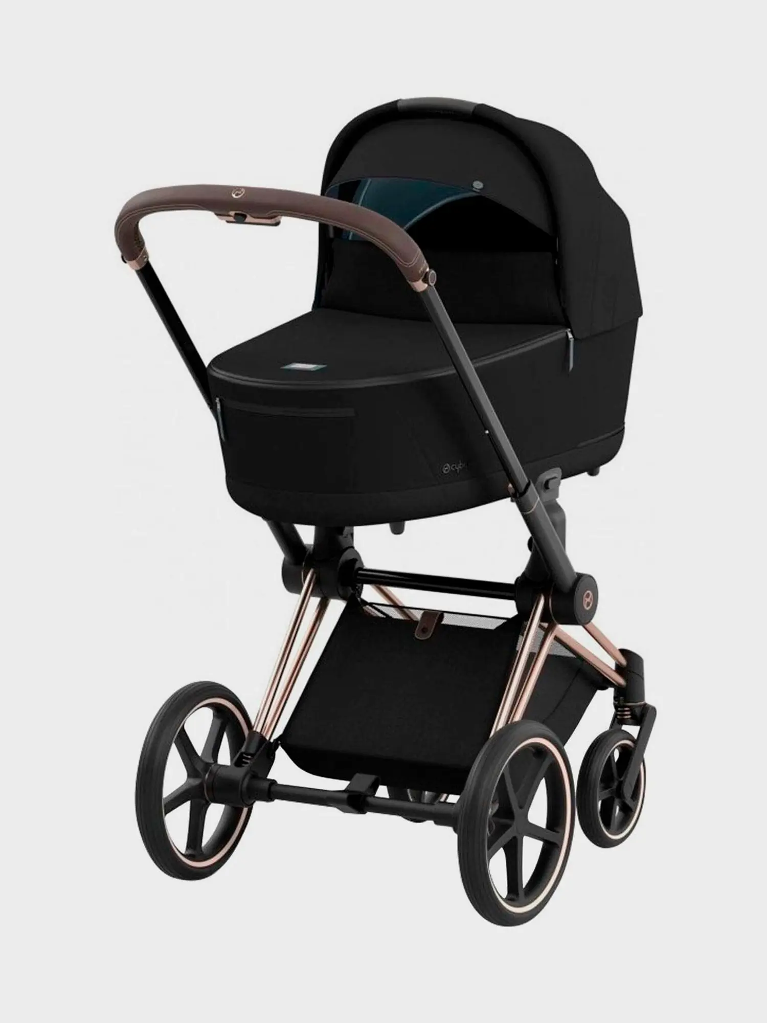 Коляска 2 в 1 Priam IV Rosegold, цвет Sepia Black - изображение 3