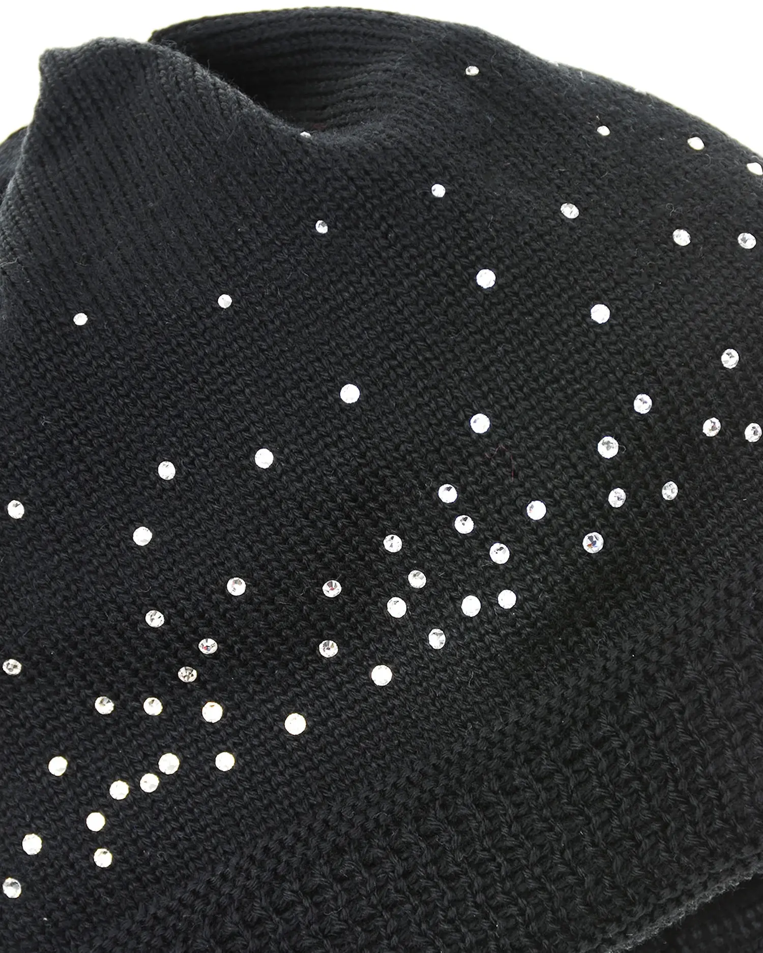 Шерстяная шапка со стразами Swarovski - изображение 3