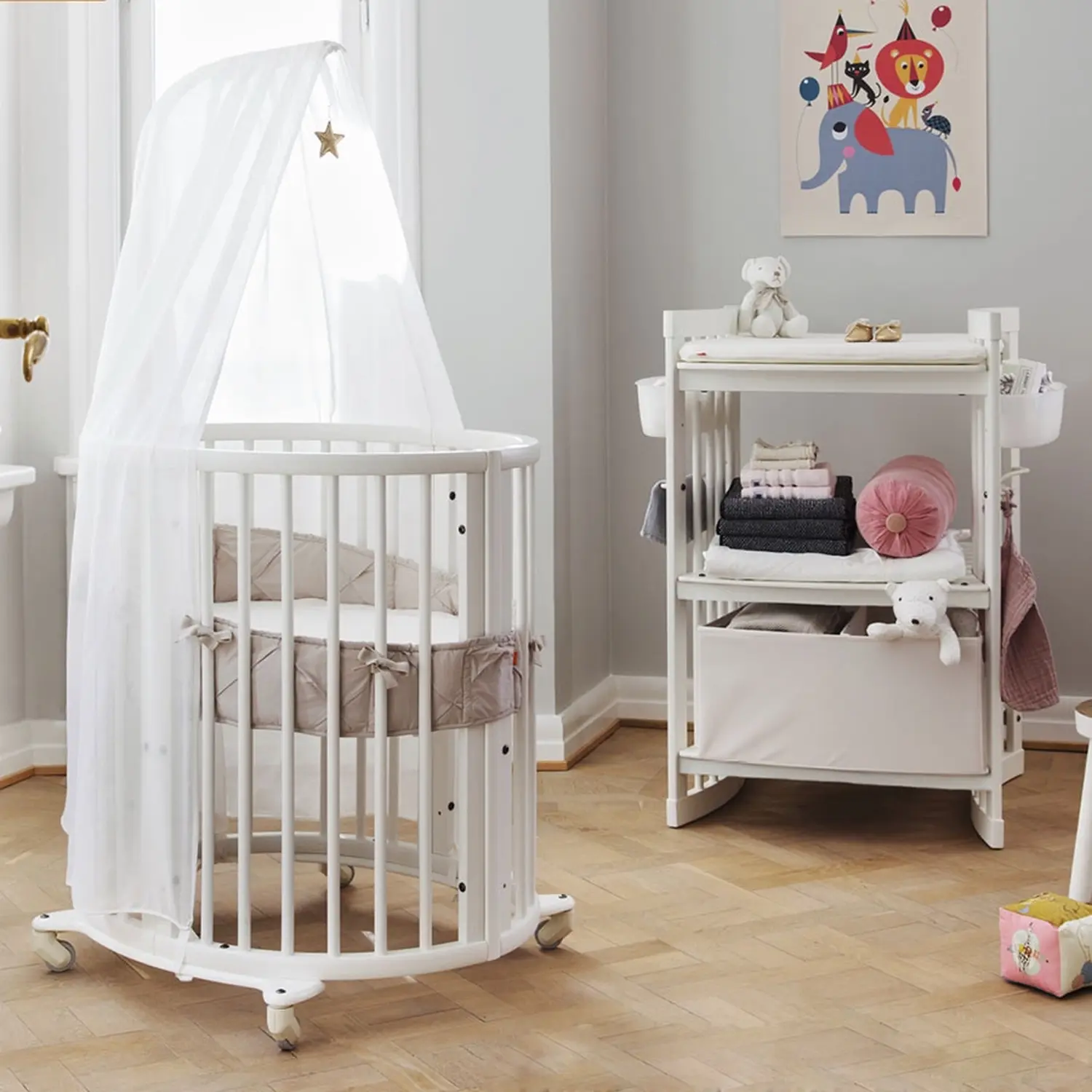 Люлька Stokke SLEEPI Mini White - изображение 2