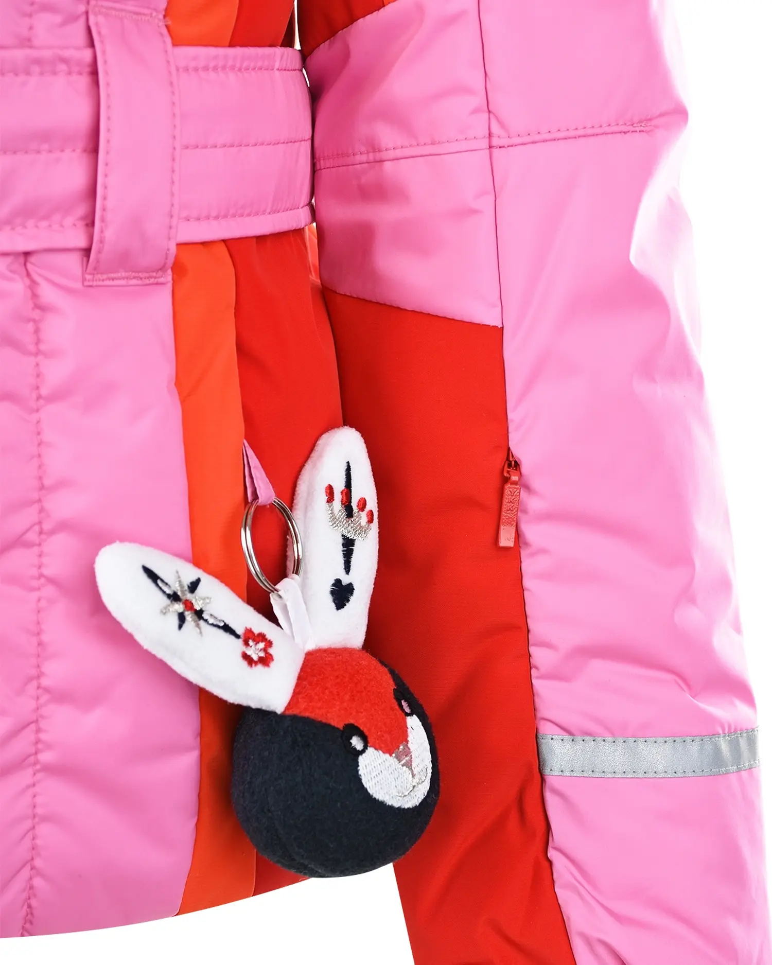 Розовая куртка в стиле color block - изображение 6