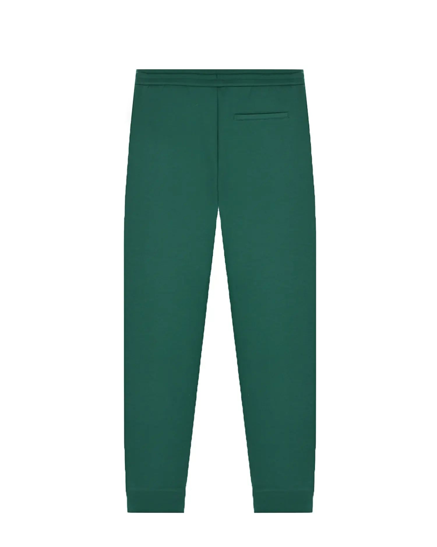 Зеленые спортивные брюки с белым лого - изображение 3