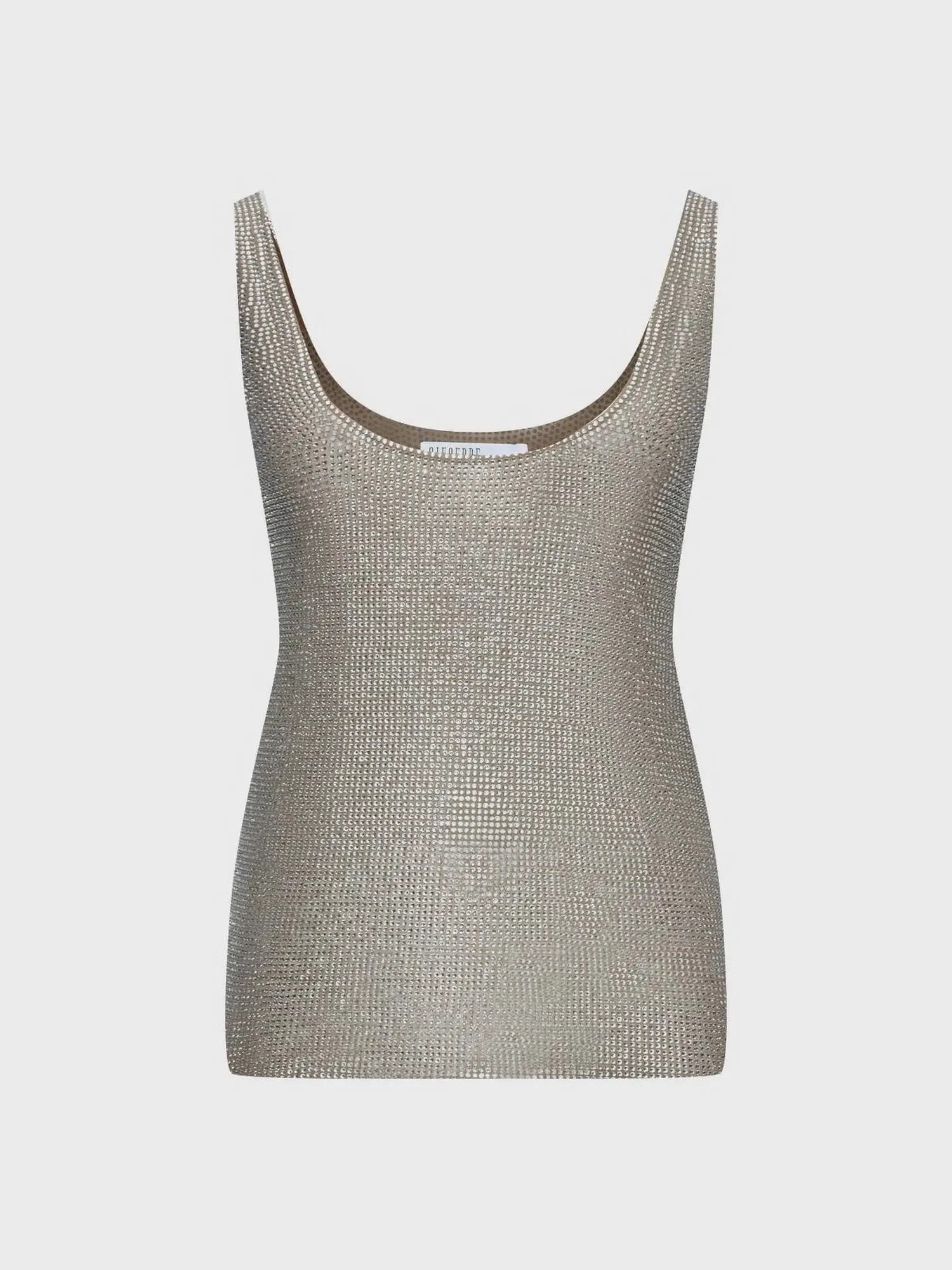 Трикотажный топ с кристаллами Swarovski - изображение 1