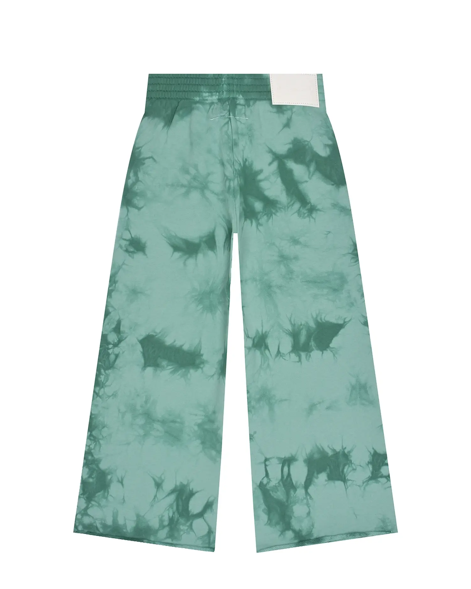 Зеленые спортивные брюки с принтом tie-dye - изображение 3