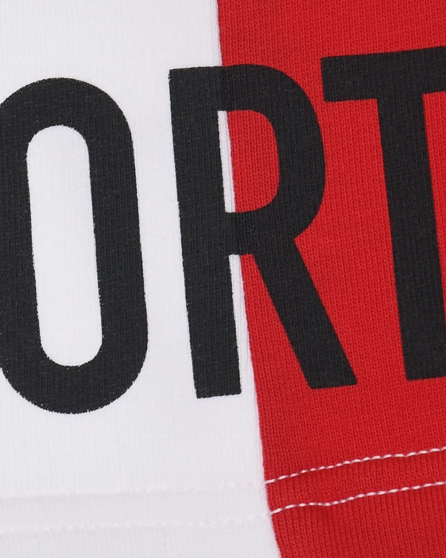 Красно-белые шорты с принтом "SPORT EDTN.07" - изображение 4
