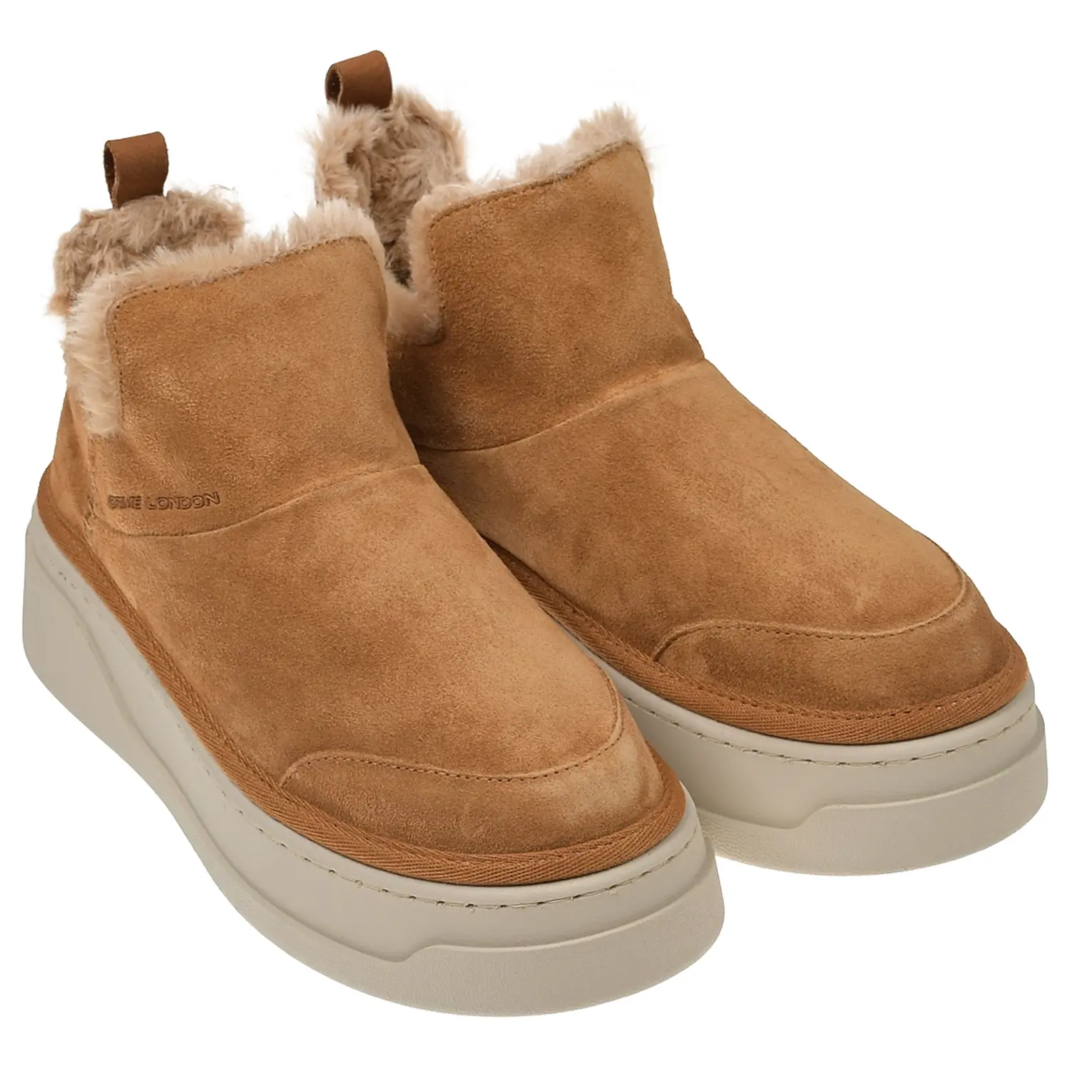 Коричневые угги с подкладкой из эко-меха - изображение 1