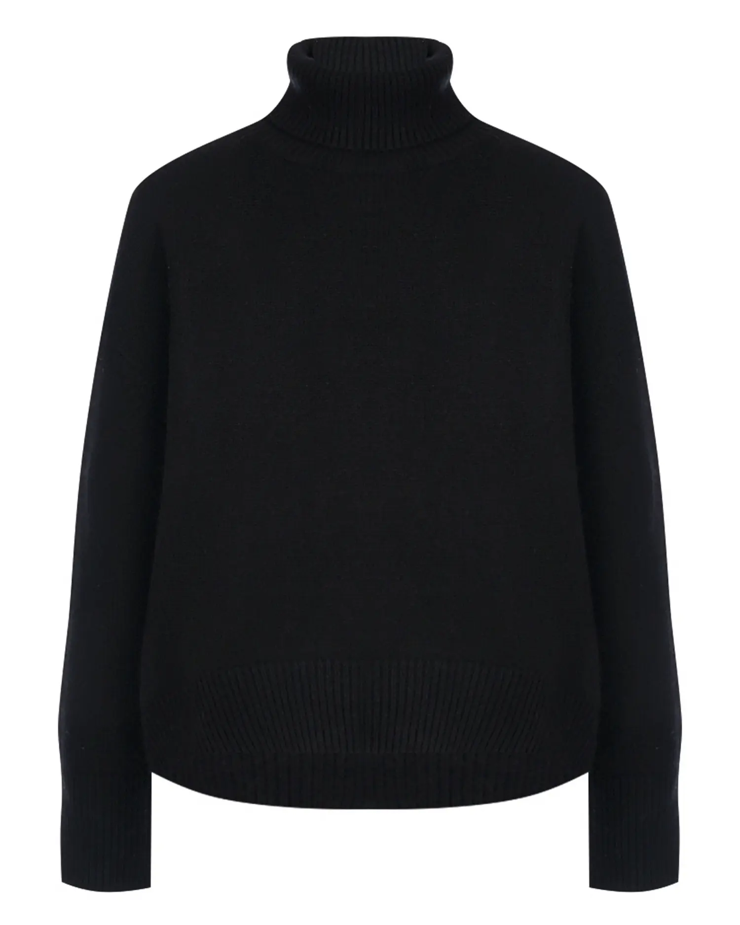 Свитер oversize из кашемира, черный