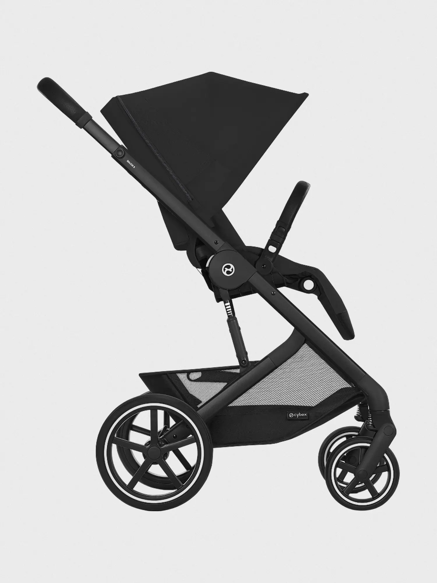 Коляска 3 в 1 Balios S Lux Moon Black с автокреслом Cybex Aton S2 i-Size - изображение 7