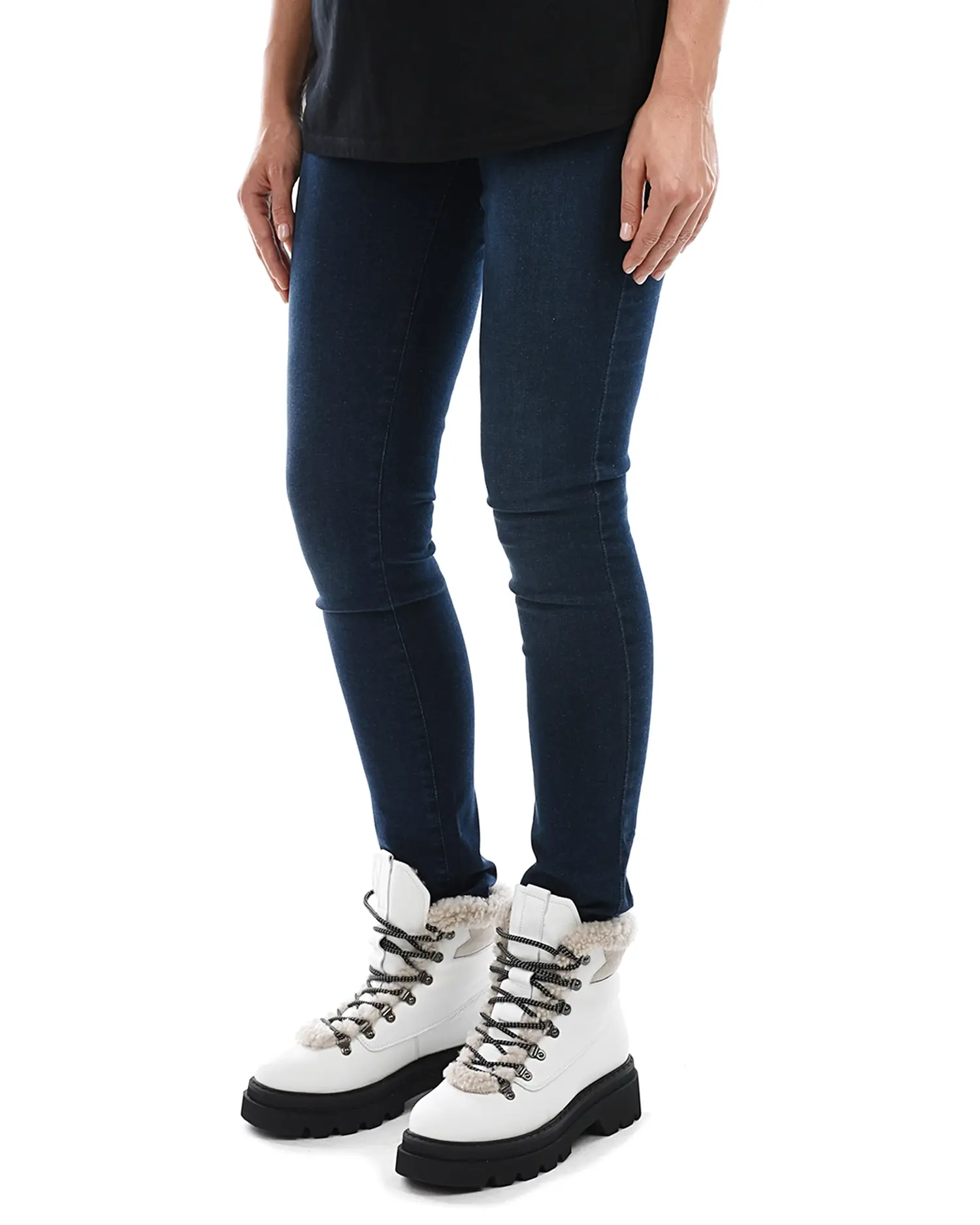 Синие джинсы skinny для беременных - изображение 10