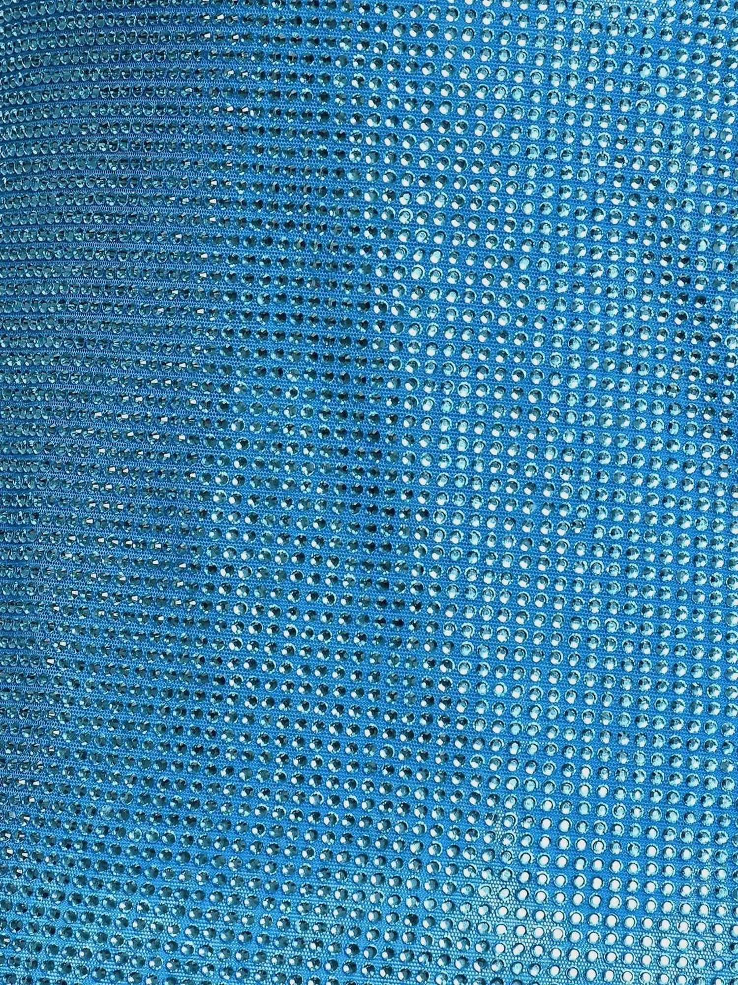 Трикотажный топ с кристаллами Swarovski, бирюзовый - изображение 8