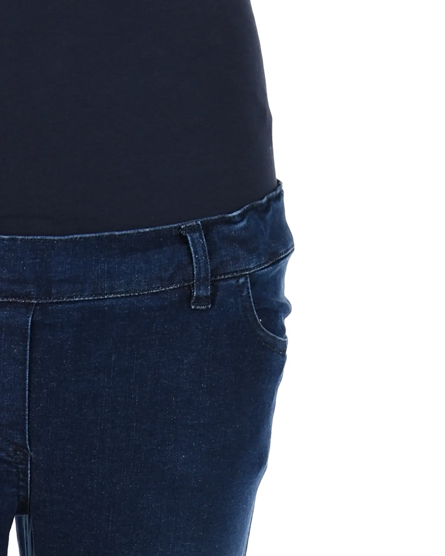 Синие джинсы skinny для беременных - изображение 9