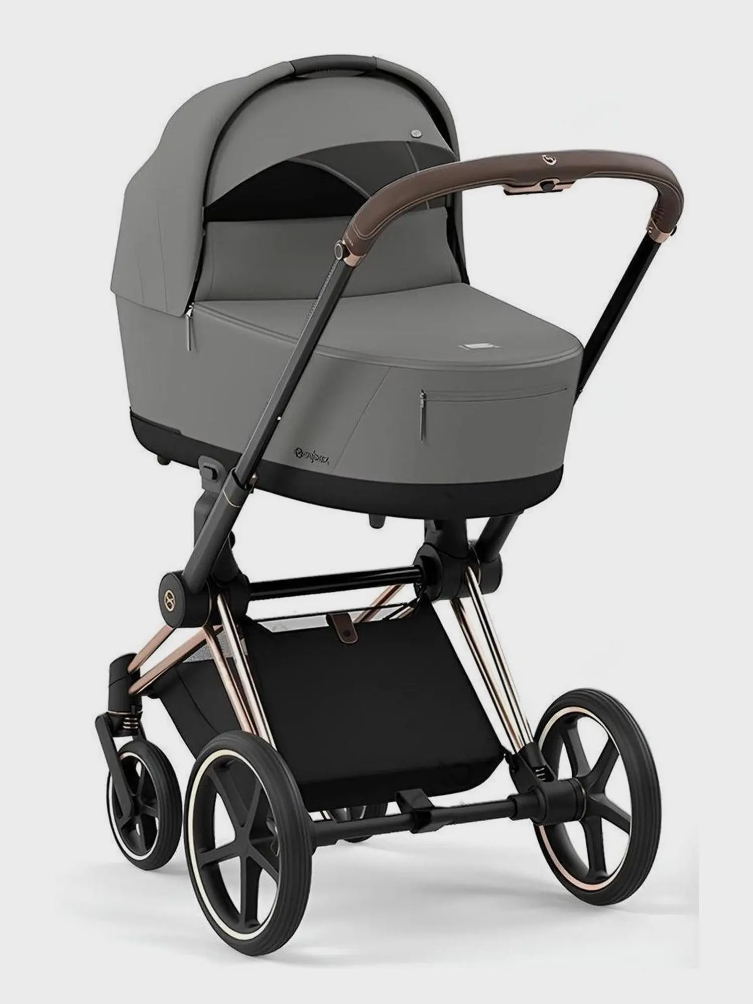 Коляска 2 в 1 Priam IV Rosegold 2 в 1 цвет Mirage Grey - изображение 3