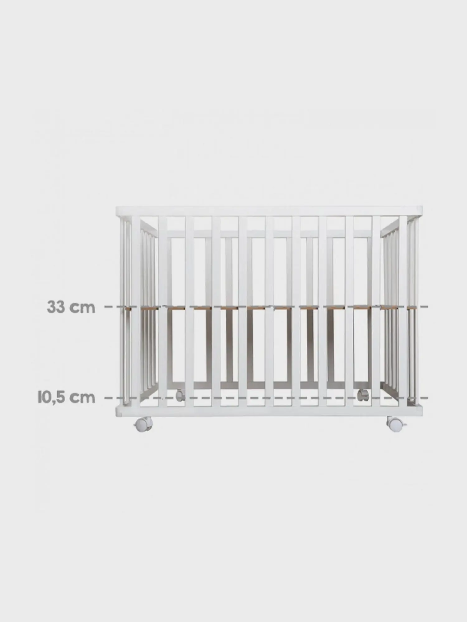 Манеж детский складной Foldable playpen белый, 74 х 100 см - изображение 3