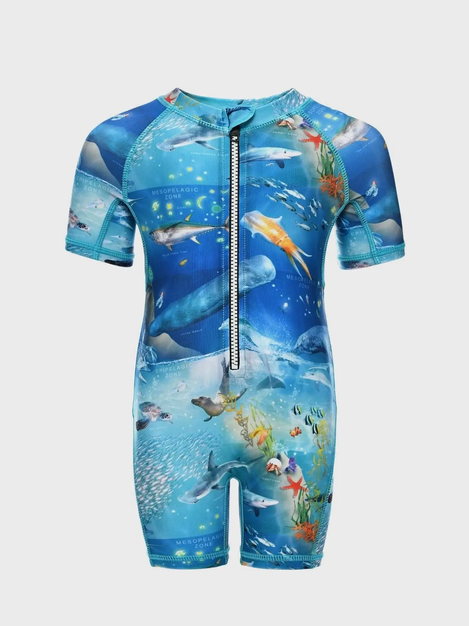 Комбинезон с принтом морские обитатели