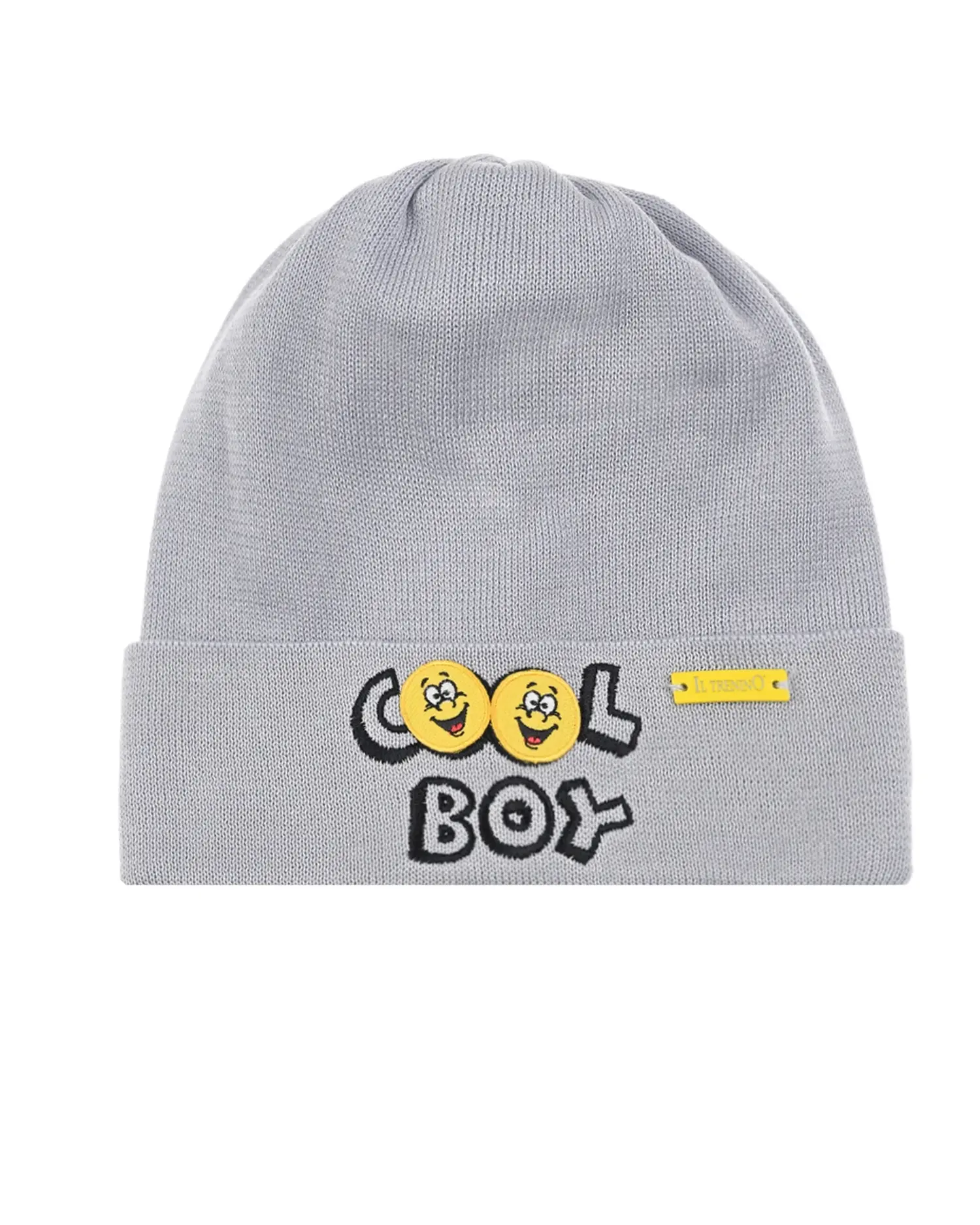 Серая шапка с надписью "Cool boy" - изображение 1