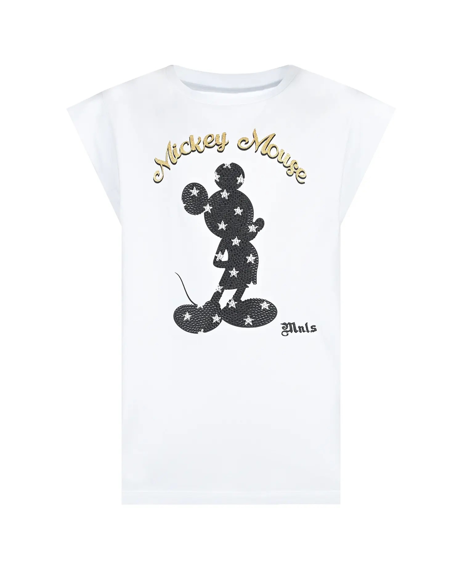 Белая футболка с принтом "Mickey Mouse" - изображение 1