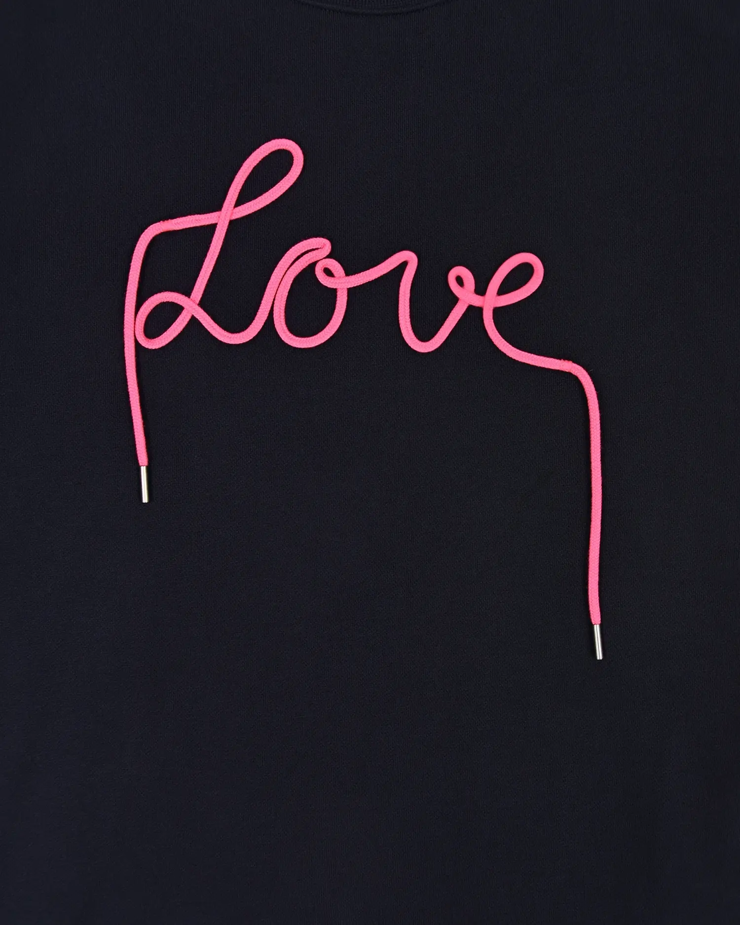 Синий свитшот с вышивкой "Love" - изображение 6