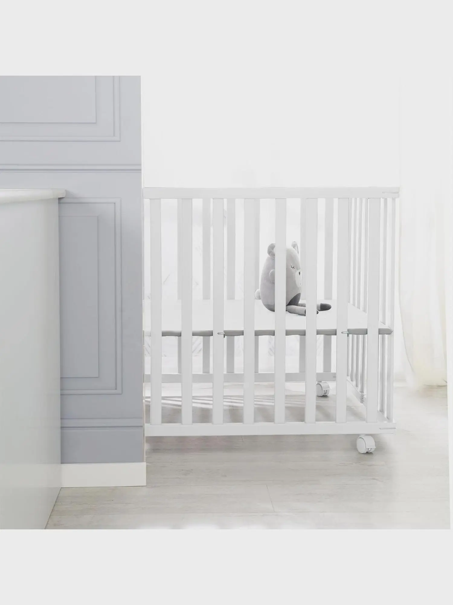 Манеж детский складной Foldable playpen белый, 74 х 100 см - изображение 9