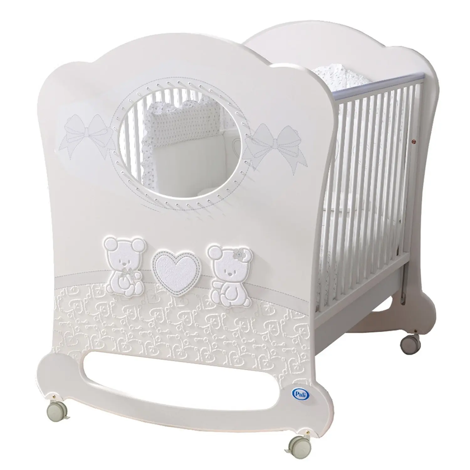 Кровать Pali Smart Maison Bebe Oblo белый/серый