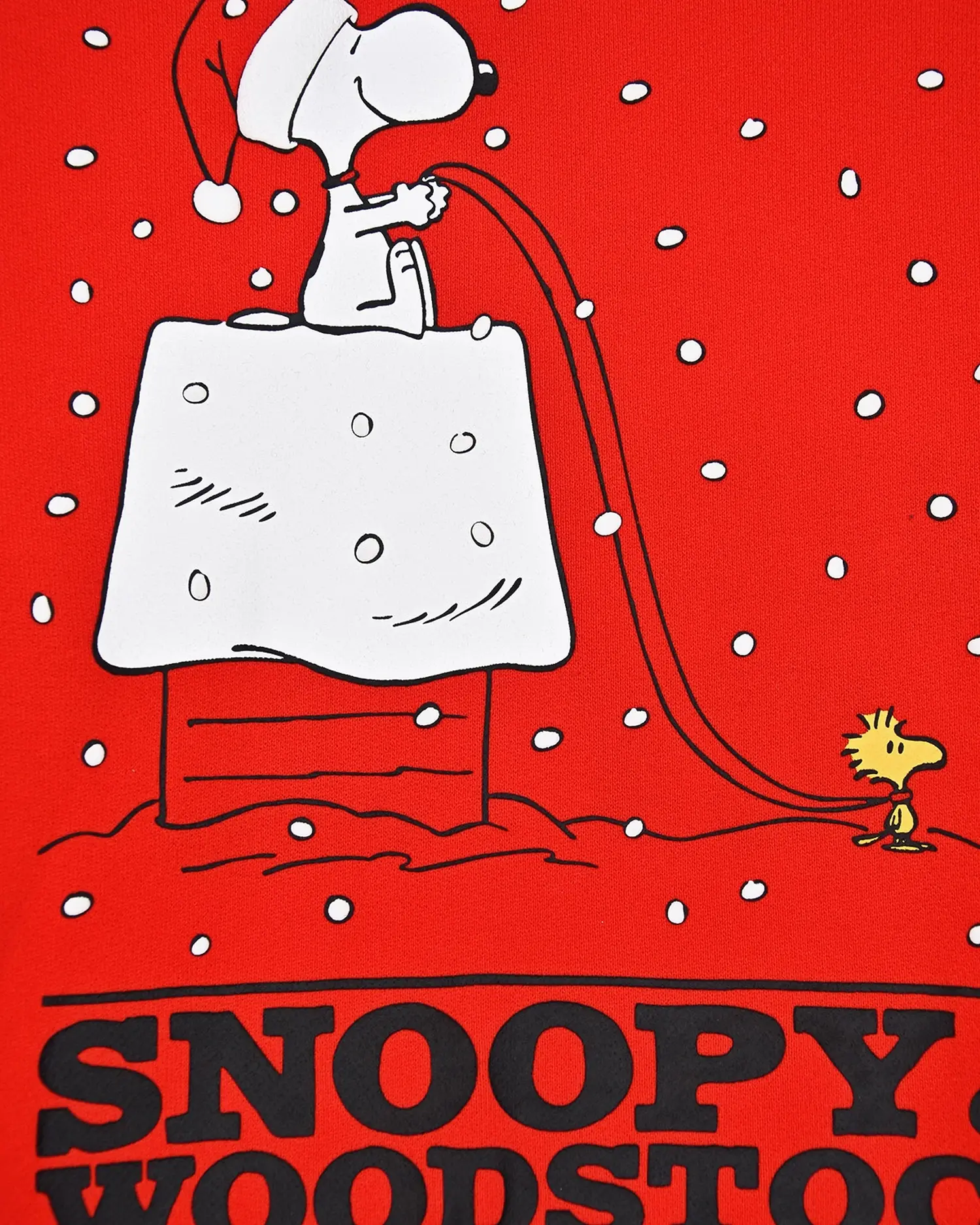 Красный свитшот с принтом "Snoopy" - изображение 3