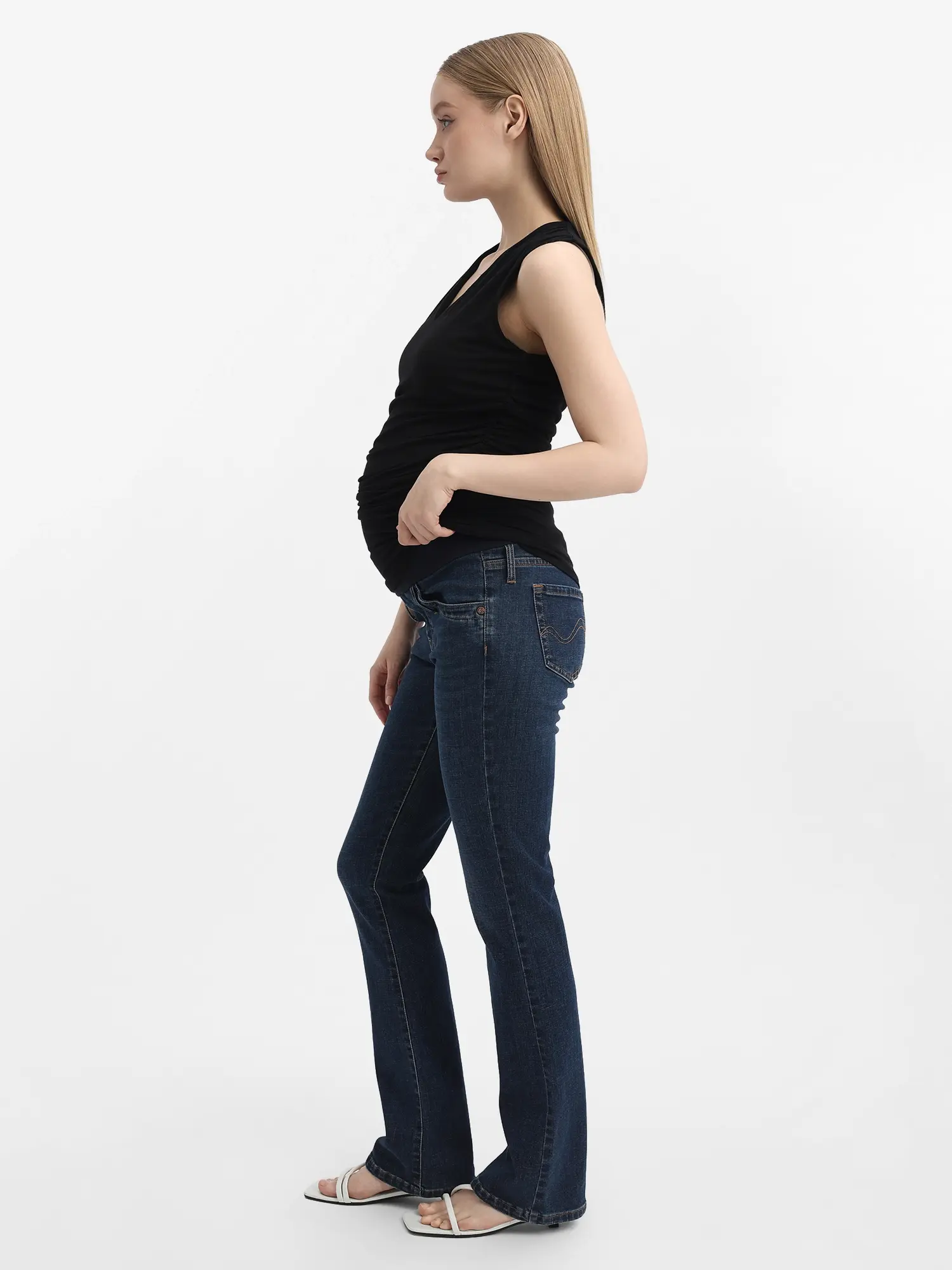 Джинсы для беременных SLIM BOOTCUT - изображение 3